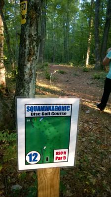 Squamanagonic Camp, Main course, Hole 12 Hole sign