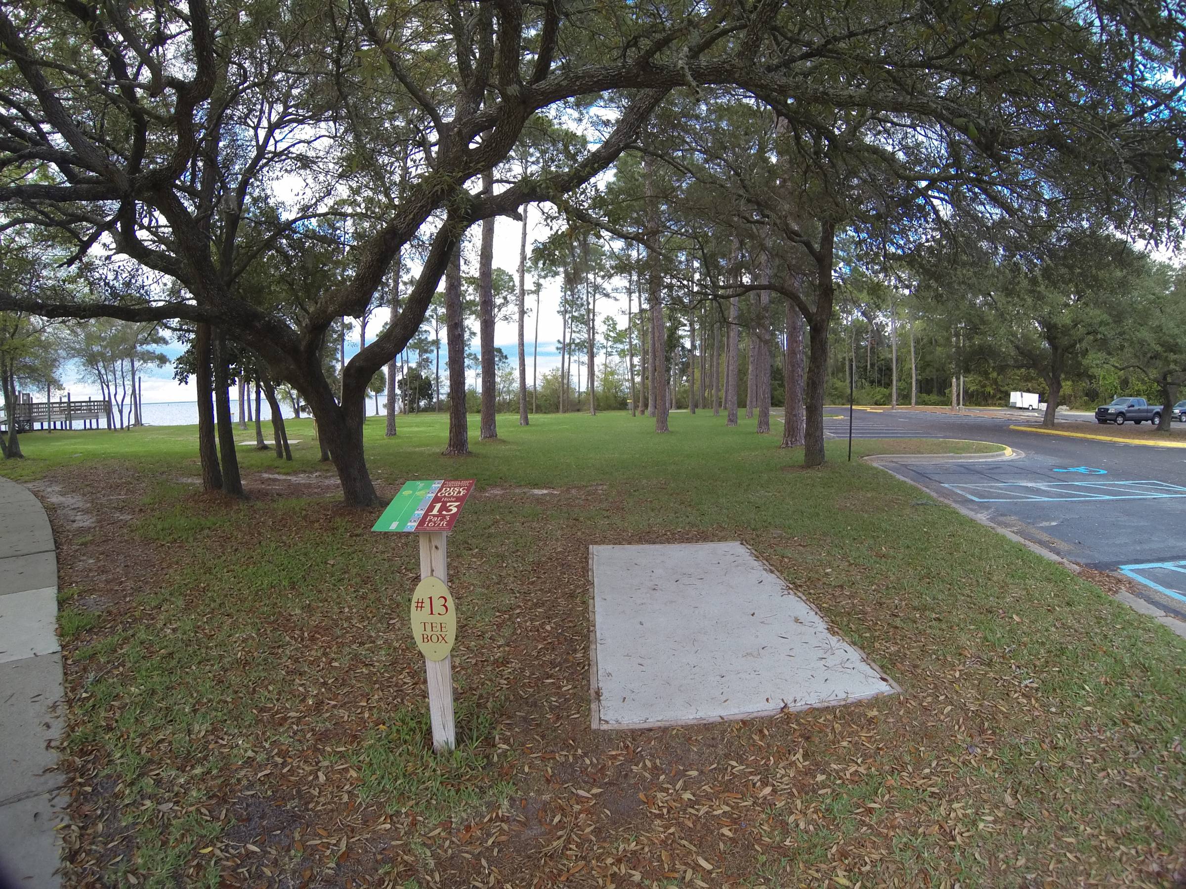 Hole 13 • Florida State University (Panama City, FL) Disc Golf