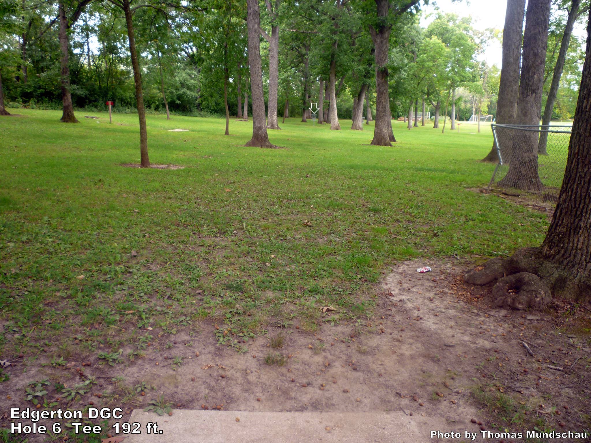 Hole 6 • Edgerton DGC (Edgerton WI) Disc Golf Courses Disc Golf Scene
