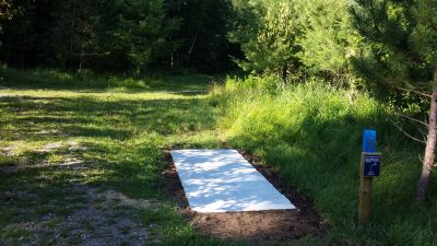 Grayling Township Park, Main course, Hole 3 Tee pad