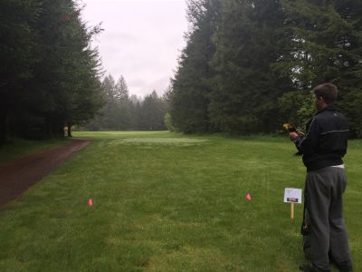 Elkhorn Golf Course, Main course, Hole 18 Tee pad