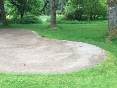 Elkhorn Golf Course, Main course, Hole 32 Short approach