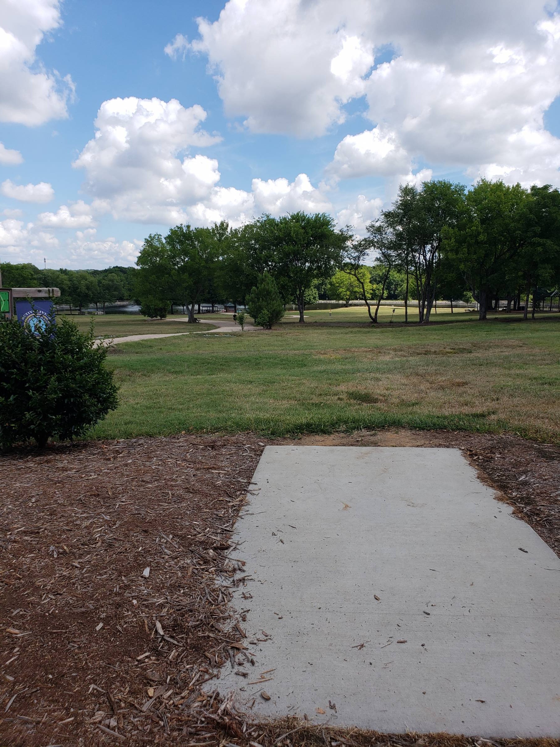 Hole 17 • Frank Liske Park (Concord, NC) Disc Golf Courses Disc