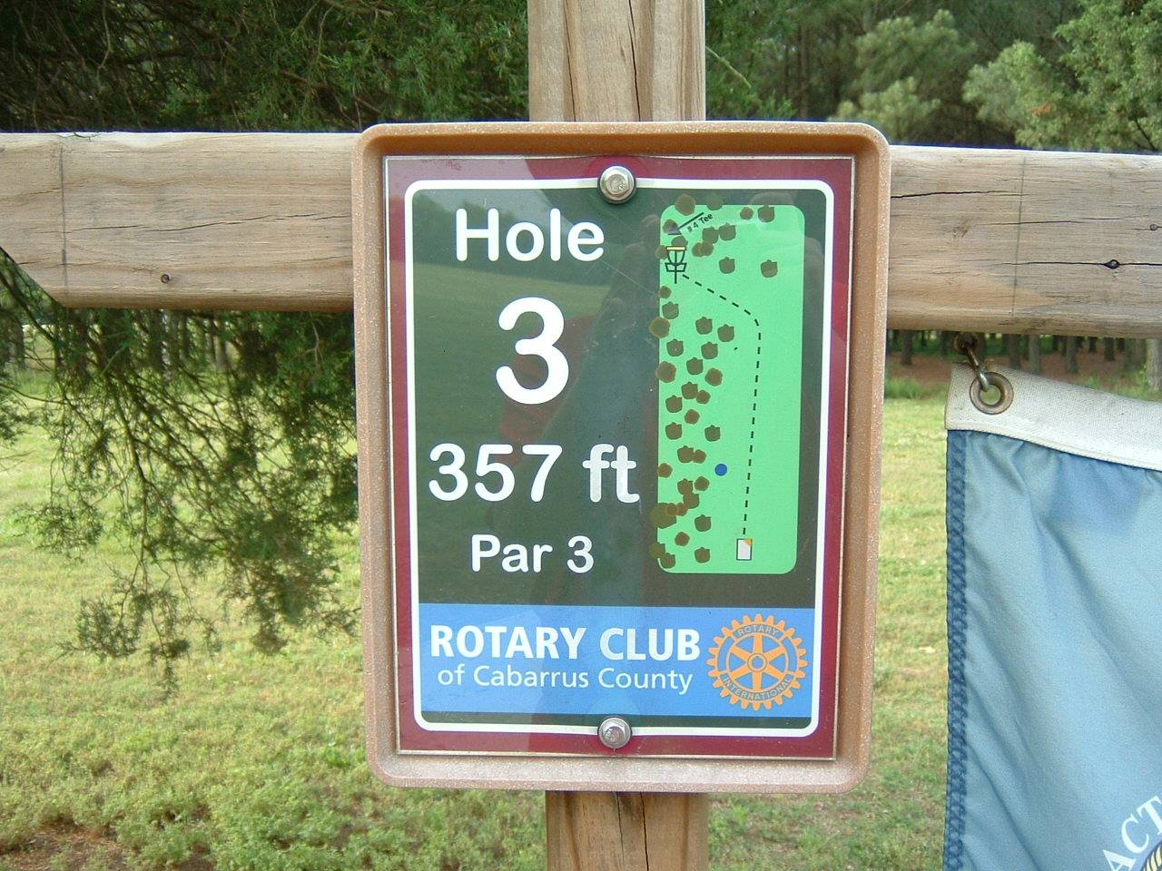 Hole 3 • Frank Liske Park (Concord, NC) Disc Golf Courses Disc Golf