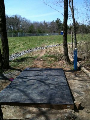 Pye Brook Park, Main course, Hole 7 Tee pad