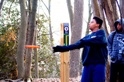 Hamilton Park, Main course, Hole 9 Tee pad