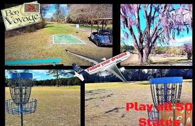 New World Disc Golf, Main course, Hole 9 Long tee pad