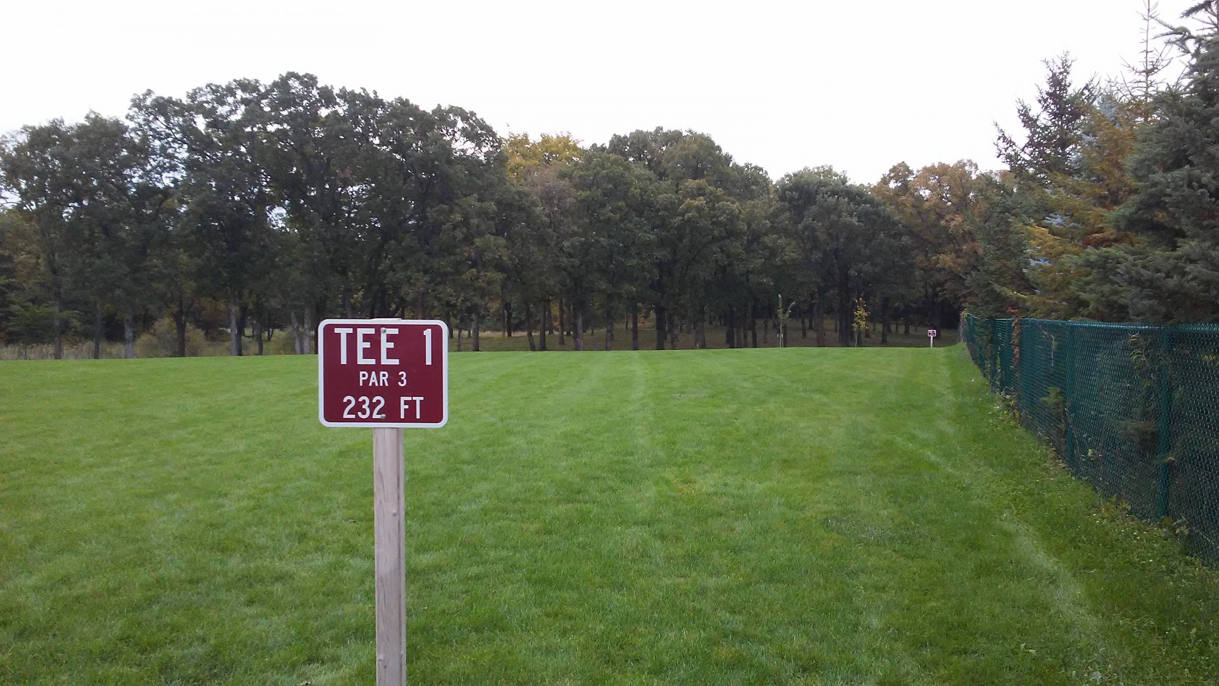 Hole 1 • Hudson Woods Park (Big Lake, MN) Disc Golf Courses Disc