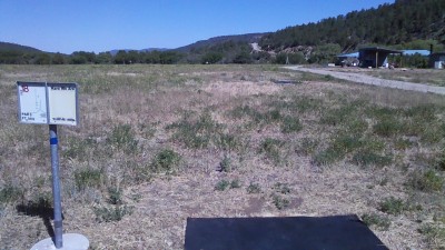 Two Gray Hares, Main course, Hole 18 Long tee pad