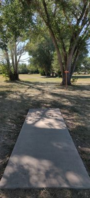 Roots DGC, Main course, Hole 17 Tee pad