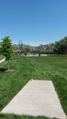 Dry Creek Trail Park, Main course, Hole 6 Tee pad