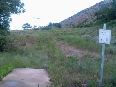 Rock Canyon, Main course, Hole 8 Tee pad