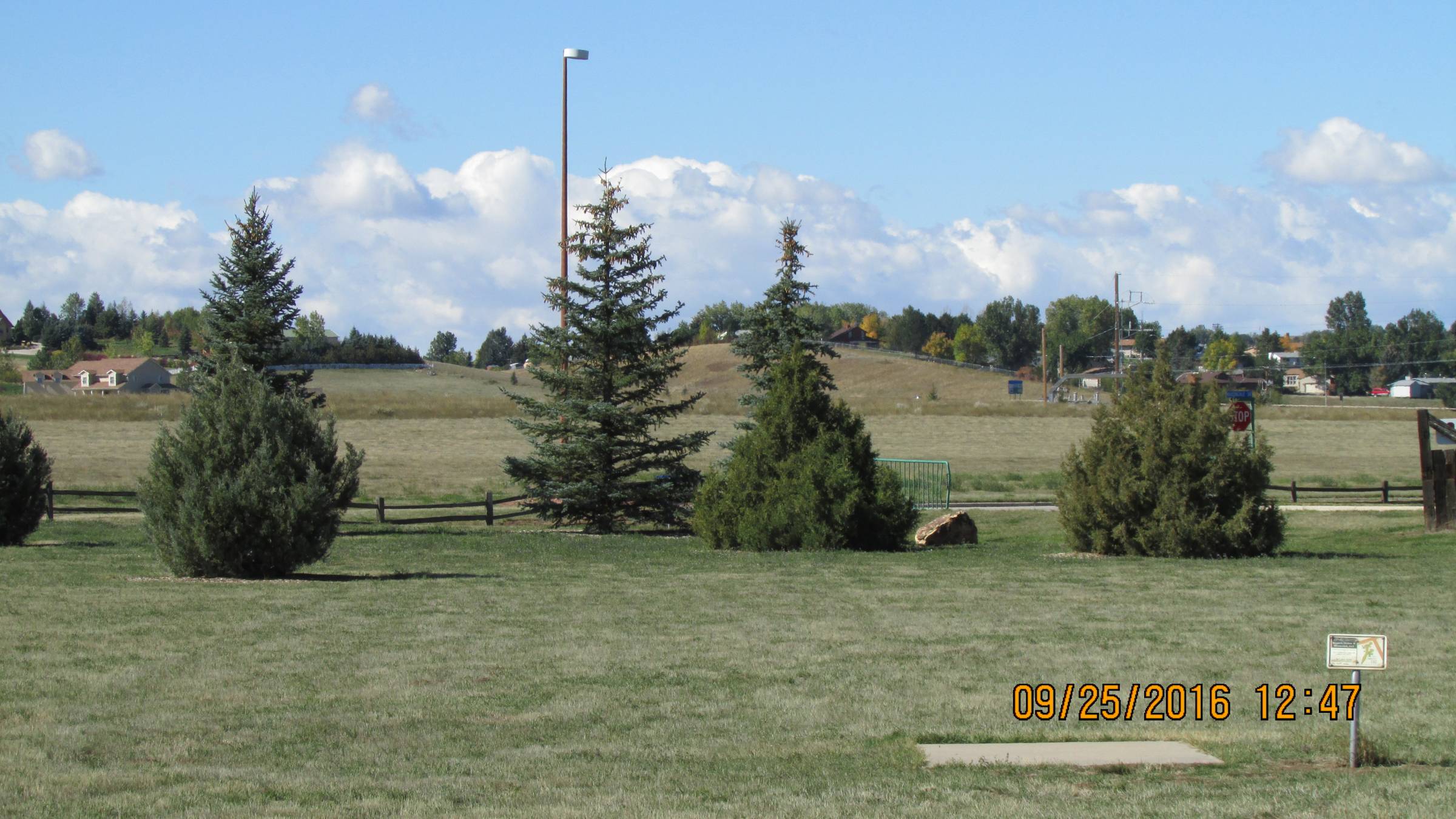 Hole 17 Energy Rotary Club Disc Golf Course Gillette WY Disc 