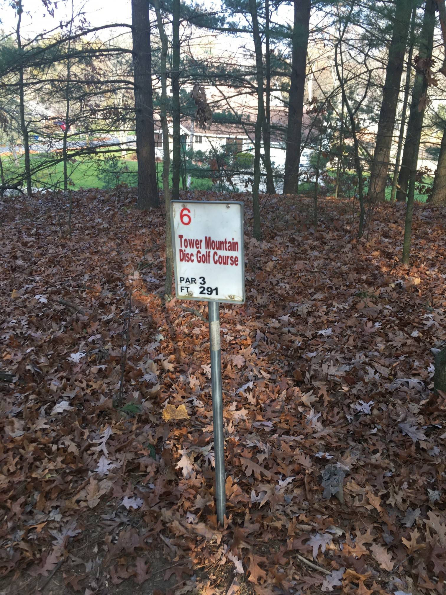 Hole 6 • Tower Park (Greenville, MI) Disc Golf Courses Disc Golf Scene