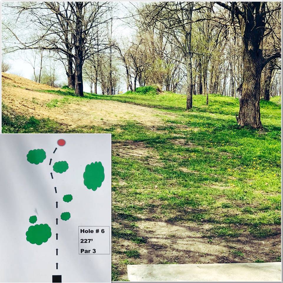 Hole 6 • Akron Community DGC (Akron, IN) Disc Golf Courses Disc