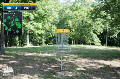 Princeton City Park, Main course, Hole 4 Reverse (back up the fairway)