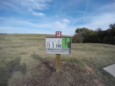 Pecan Grove West, Main course, Hole 13 Hole sign