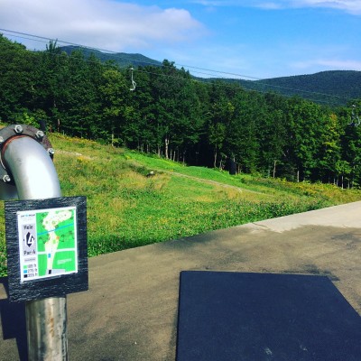 Jay Peak, Main course, Hole 14 Long tee pad