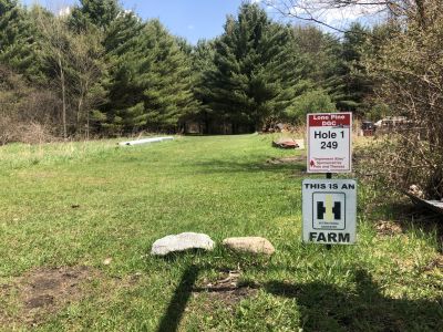 Lone Pine DGC, Main course, Hole 1 