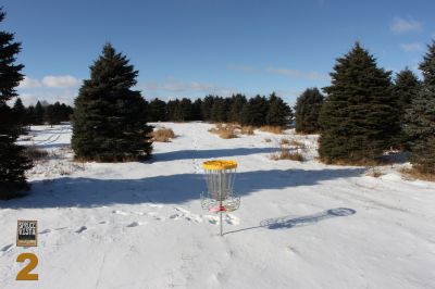 Spruce Vista, Main course, Hole 2 Reverse (back up the fairway)