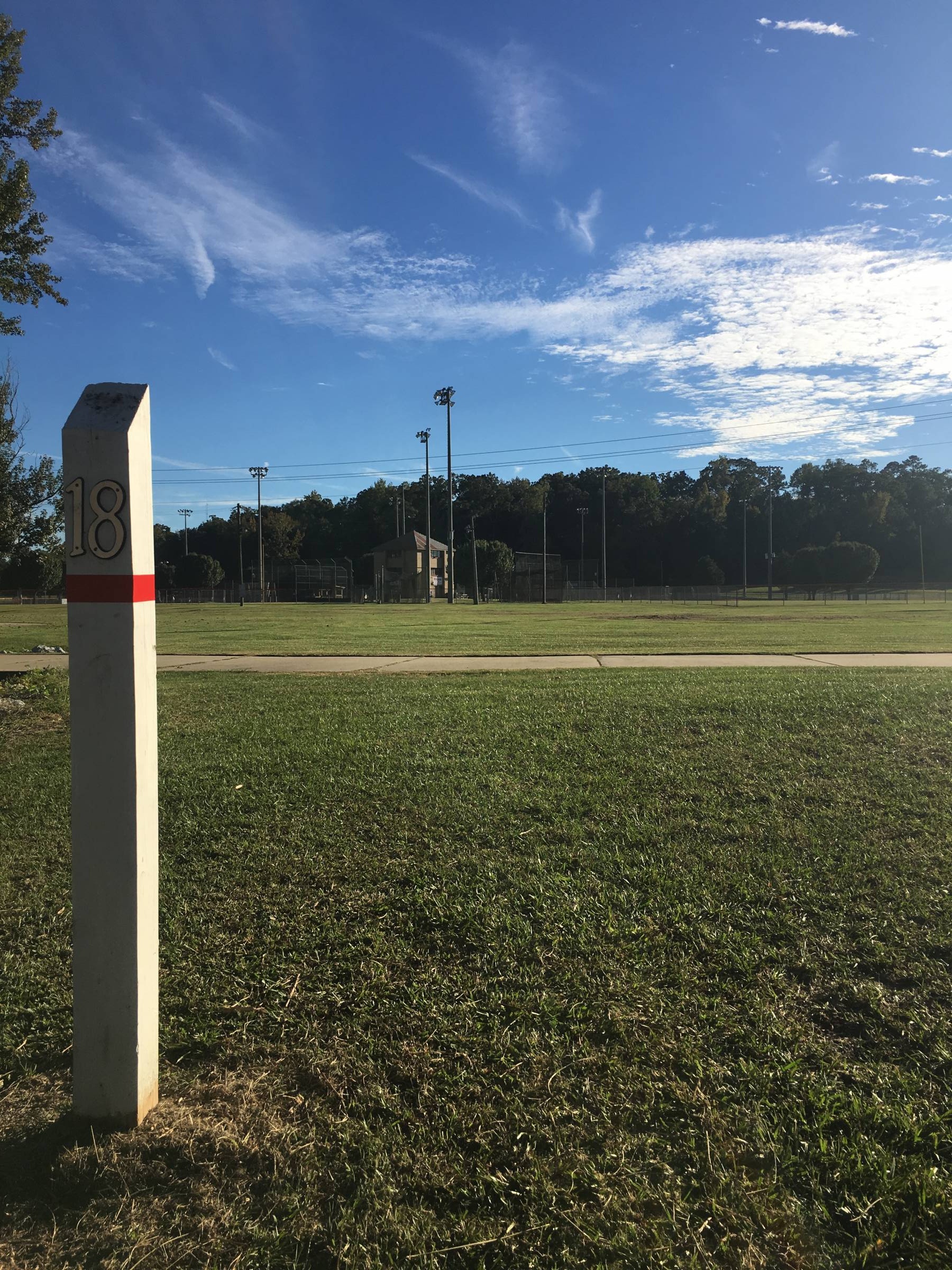 Hole 18 • Clanton City Park (Clanton, AL) Disc Golf Courses Disc