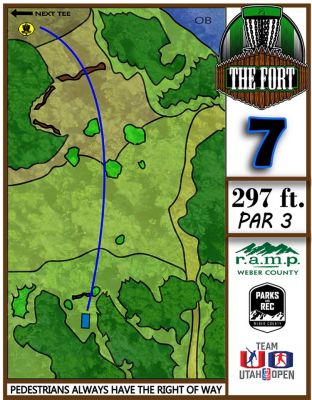 Fort Buenaventura, The Fort, Hole 7 Hole sign