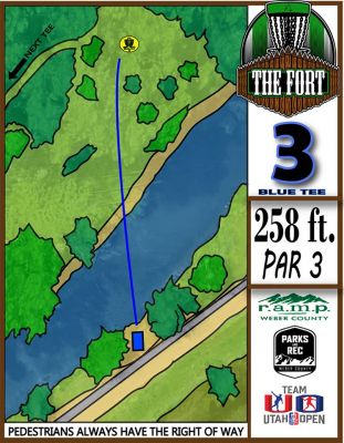 Fort Buenaventura, The Fort, Hole 3 Middle tee pad