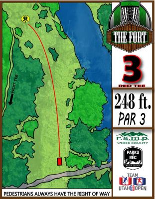 Fort Buenaventura, The Fort, Hole 3 Short tee pad