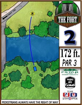 Fort Buenaventura, The Fort, Hole 2 Hole sign