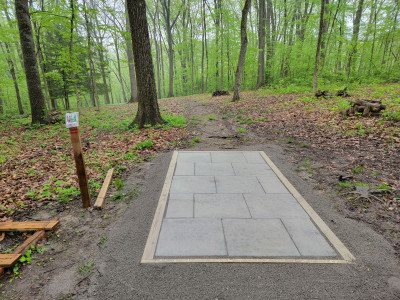 Big Beaver DGC, Main course, Hole 8 Short tee pad