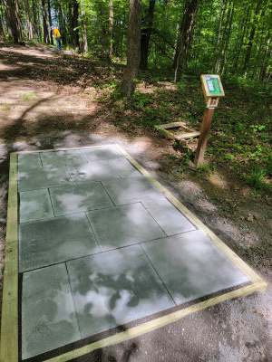 Big Beaver DGC, Main course, Hole 7 Middle tee pad