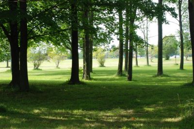 Churchville Park, Main course, Hole 9 Tee pad