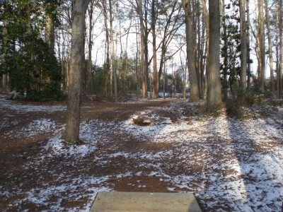 Wills Park, Main course, Hole 10 Tee pad