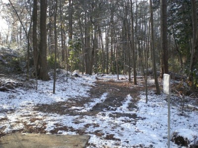 Wills Park, Main course, Hole 13 Tee pad