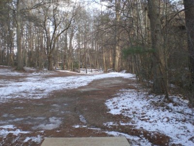 Wills Park, Main course, Hole 9 Tee pad