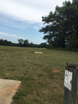 Sandy Creek Park, Main course, Hole 7 Long tee pad