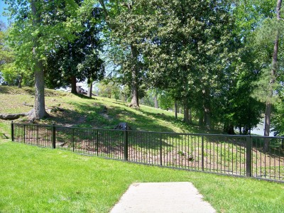 Lake Olmstead Park, Main course, Hole 16 Tee pad