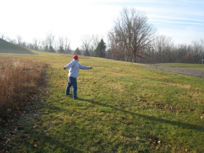 Heritage Park, Heritage Park DGC, Hole 4 Long tee pad