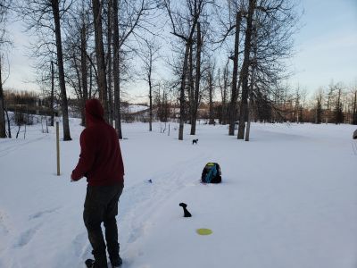 Pouce Park, Main course, Hole 2 Tee pad