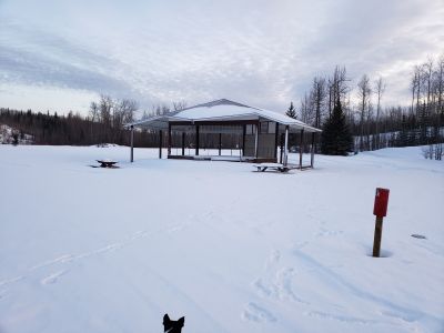 Pouce Park, Main course, Hole 9 Reverse (back up the fairway)