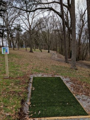 Chester Frost Park, Dallas Island DGC, Hole 5 Tee pad