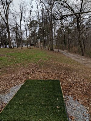 Chester Frost Park, Dallas Island DGC, Hole 3 Tee pad