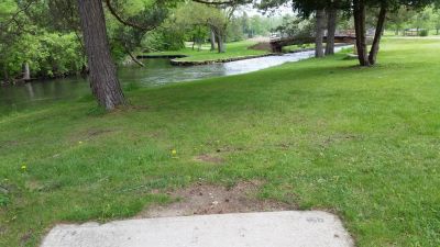 Victory Park, Main course, Hole 14 Tee pad