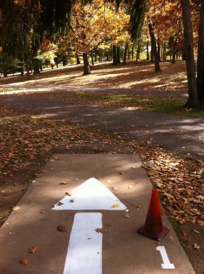 Victory Park, Main course, Hole 1 Tee pad