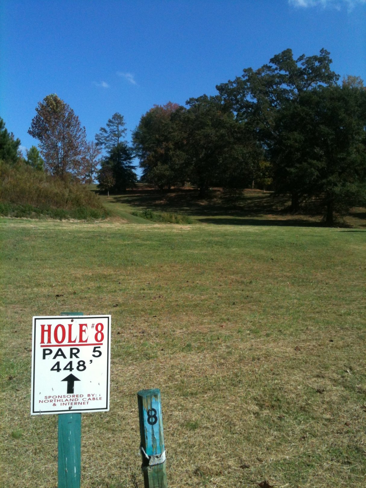 Hole 8 • Stephens County/Rose Lane (Toccoa, GA) Disc Golf Courses