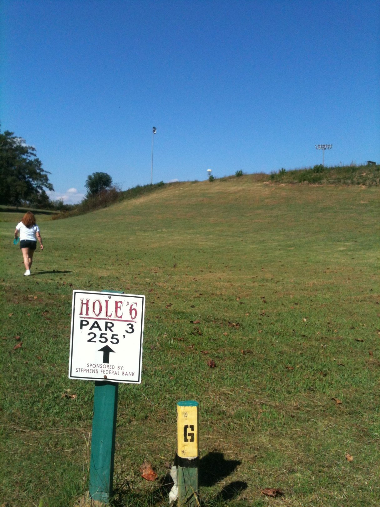 Hole 6 • Stephens County/Rose Lane (Toccoa, GA) Disc Golf Courses