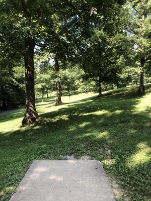 Mike Miller County Park, Main course, Hole 4 Long tee pad