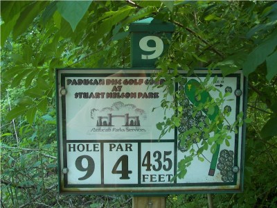 Hole 9 • Paducah DGC Stuart Nelson Park (Paducah KY) Disc Golf