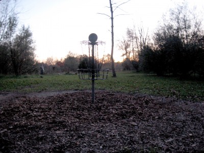 Hudson Mills Metropark, Original course, Hole 18 Reverse (back up the fairway)