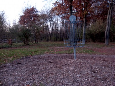 Hudson Mills Metropark, Original course, Hole 17 Reverse (back up the fairway)